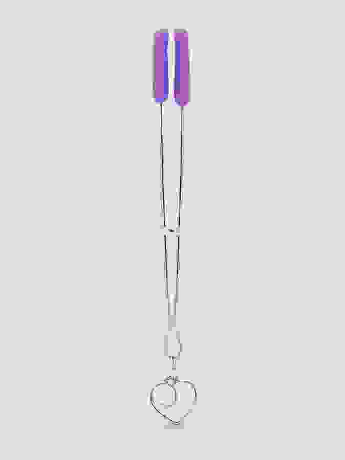 Lovehoney Pinch Perfect Adjustable Clitoral Clamp, Silver, hi-res